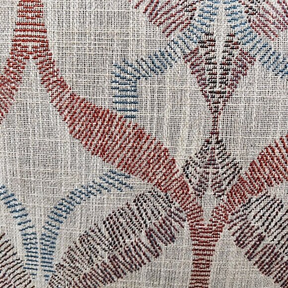 Set of 4 Throw Pillows 20 x 20 Lazy Boy Tan Rust Blue Maroon Grey Removable - Picture 3 of 6